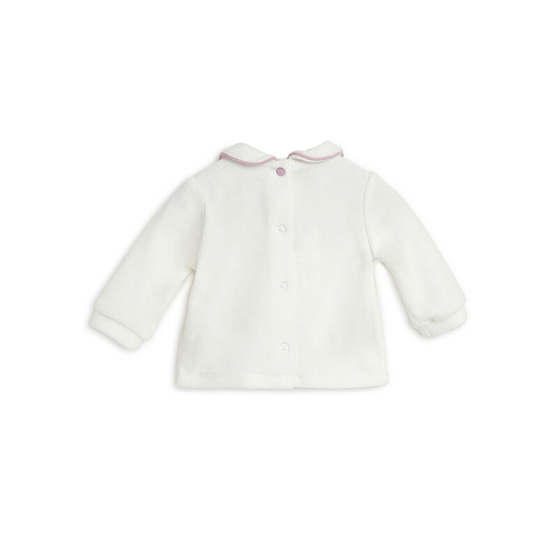 Girls Light Lilac Applique Smock with Legging image number 1